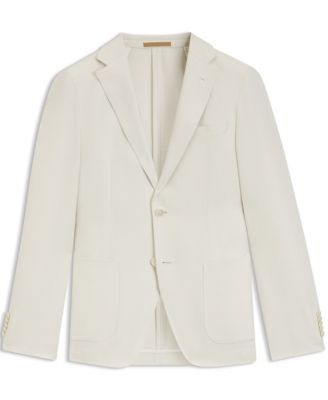 Men's Silk Linen Slim-Fit Blazer