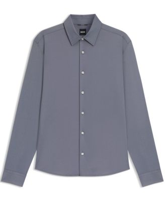 Men's Regular-Fit Performance-Stretch Oxford Dress Shirt