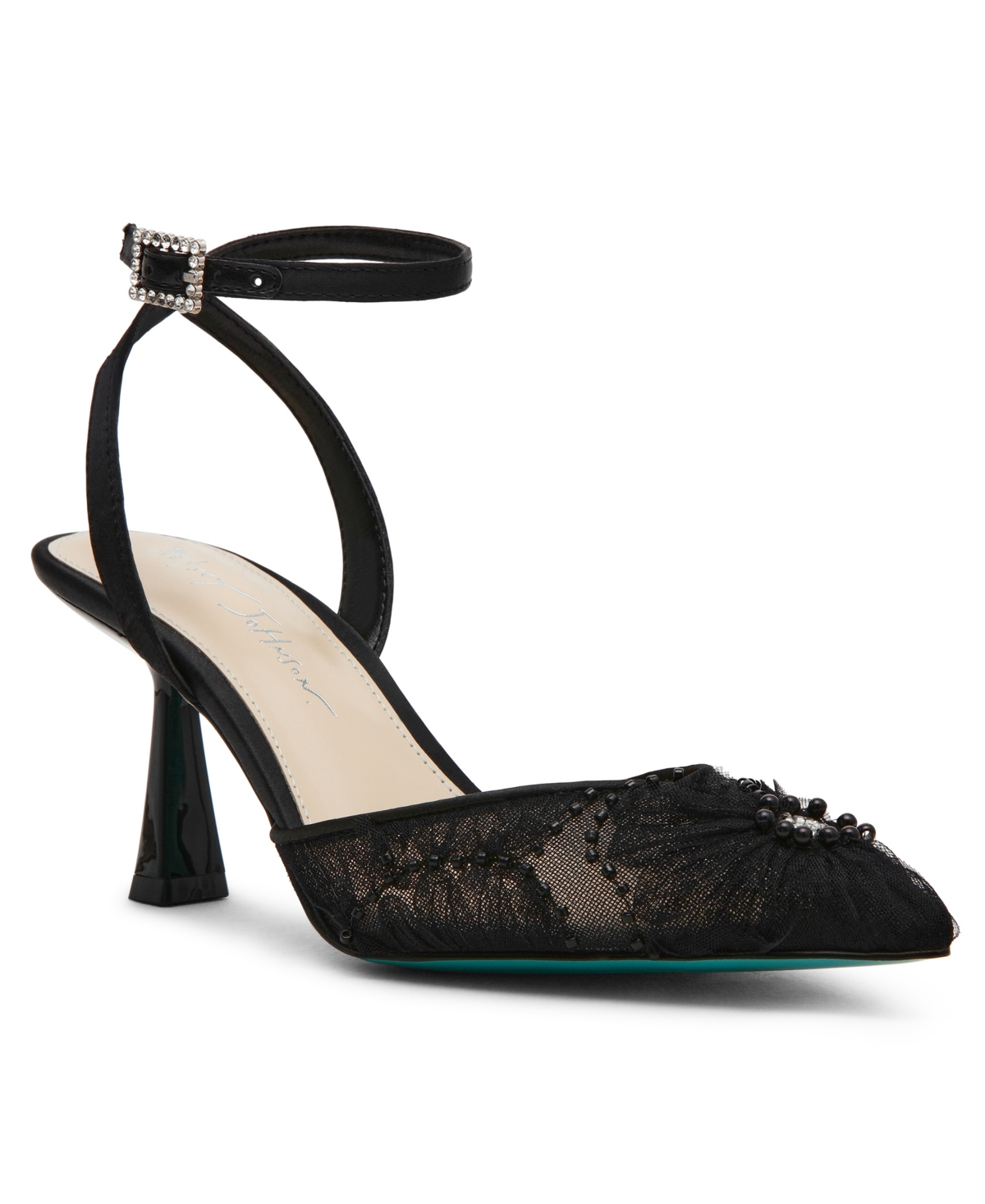 Betsey Johnson Women's Delia Ankle Strap Pumps