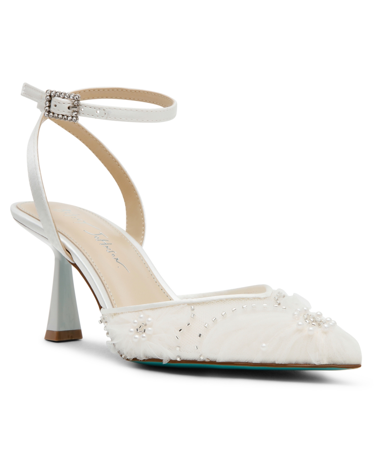 Betsey Johnson Women's Delia Ankle Strap Pumps