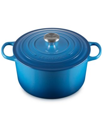Signature Enameled Cast Iron 6.5-Quart Deep Round Dutch Oven