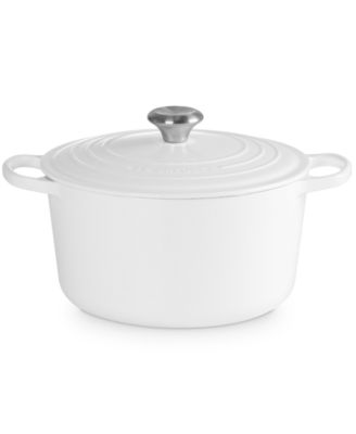 Signature Enameled Cast Iron 6.5-Quart Deep Round Dutch Oven