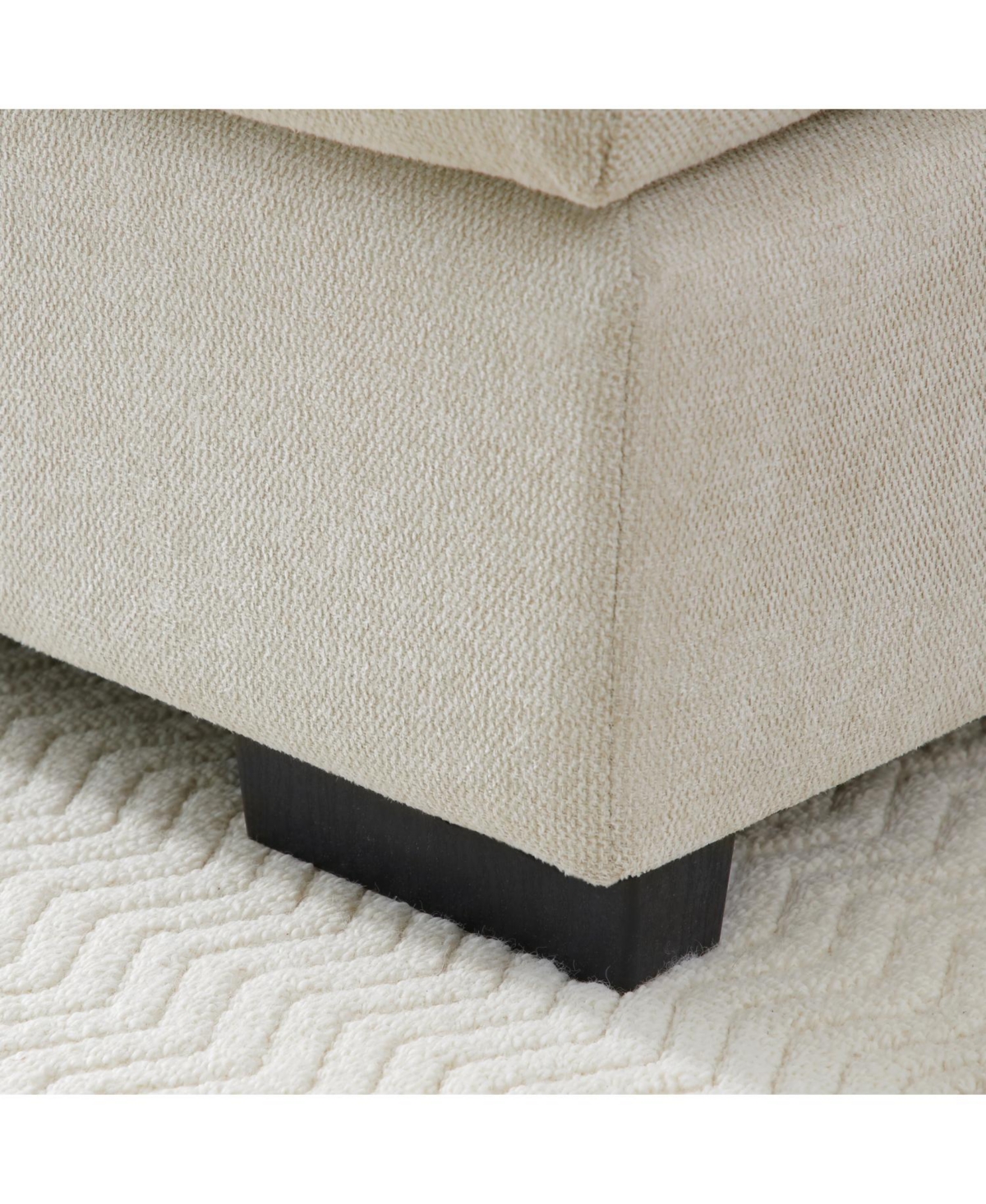 Streamdale Furniture 130" U-Shaped Sofa with Console Cupholders Sleeper & Chaise (Beige)