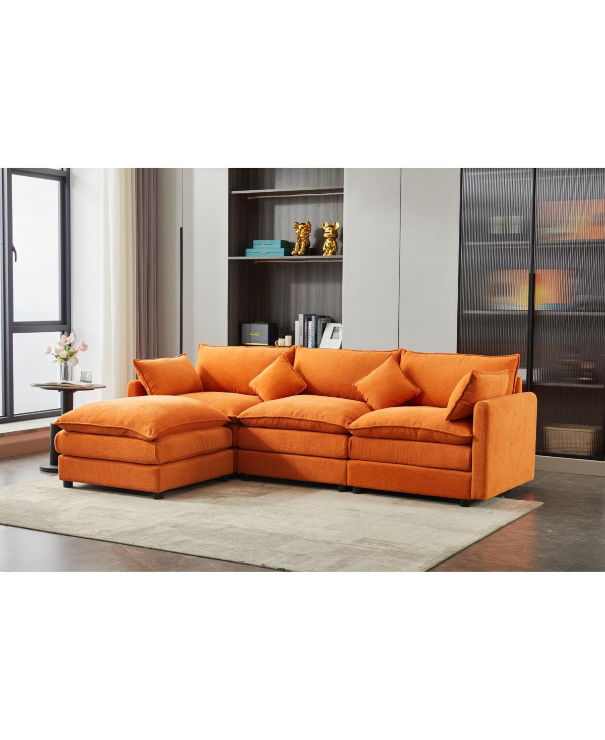 Streamdale Furniture Modular 3-Seater L-Shaped Sectional Sofa