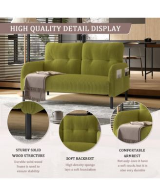 Corduroy Double Sofa - Living Room/Bedroom