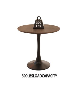 Streamdale 31.5" Walnut Round Dining Set- Table & 2 Chairs