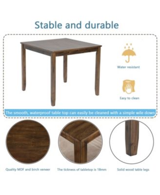 Streamdale Modern 5-Piece  Dining Set