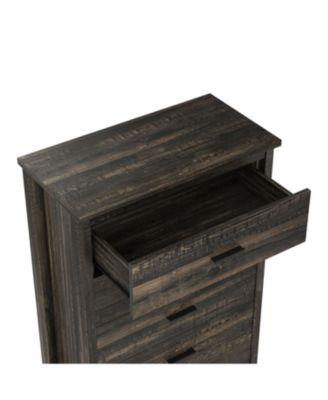 Streamdale Queen Bed Set- Storage Headboard, Nightstands, Dresser