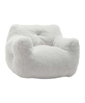 Bean Bag Sofa Chair with Armrests, High-Density Foam, Comfy for Living Room/Bedroom