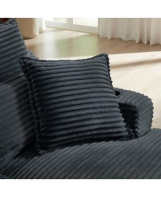 Streamdale Modern Cushioned Sofa Lounge Chair - Dark Gray