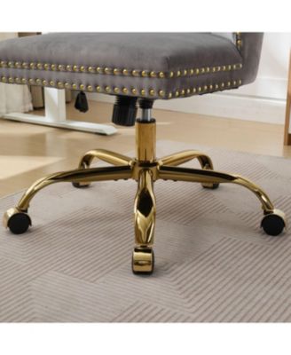 A&A Modern Velvet Home Office Chair