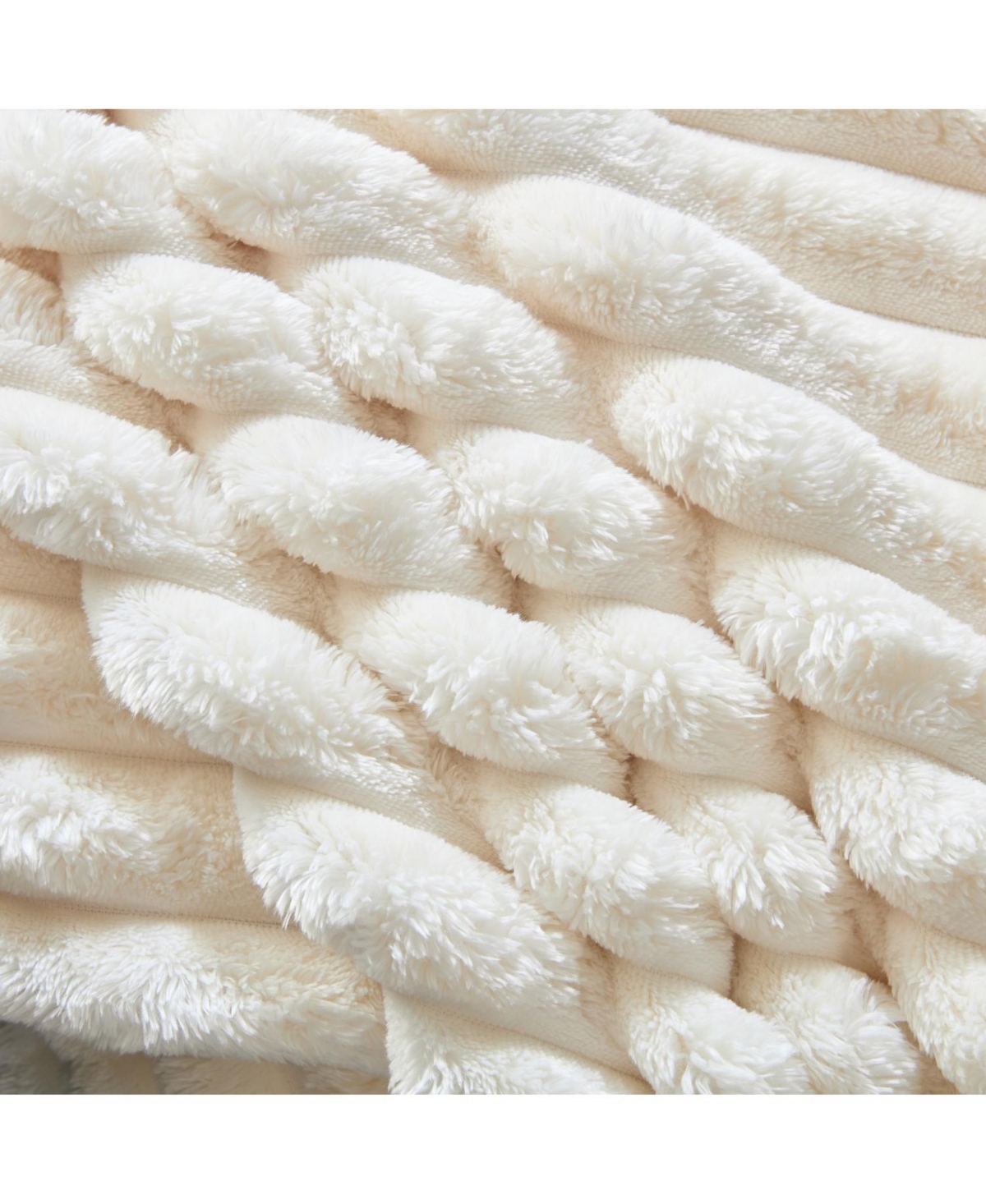 Streamdale Corduroy Ottoman - Living Room, Apartment, Office - Beige