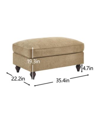 Ottoman Chenille -Light Coffee