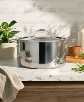 EverLast Stainless Steel Tri-Ply Clad 8QT Stock and Sauce Pan, Macy's Exclusive