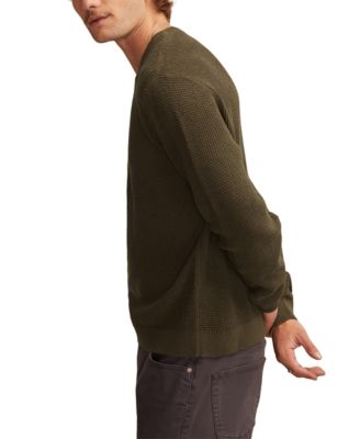 Men's Waffle Crewneck Sweater