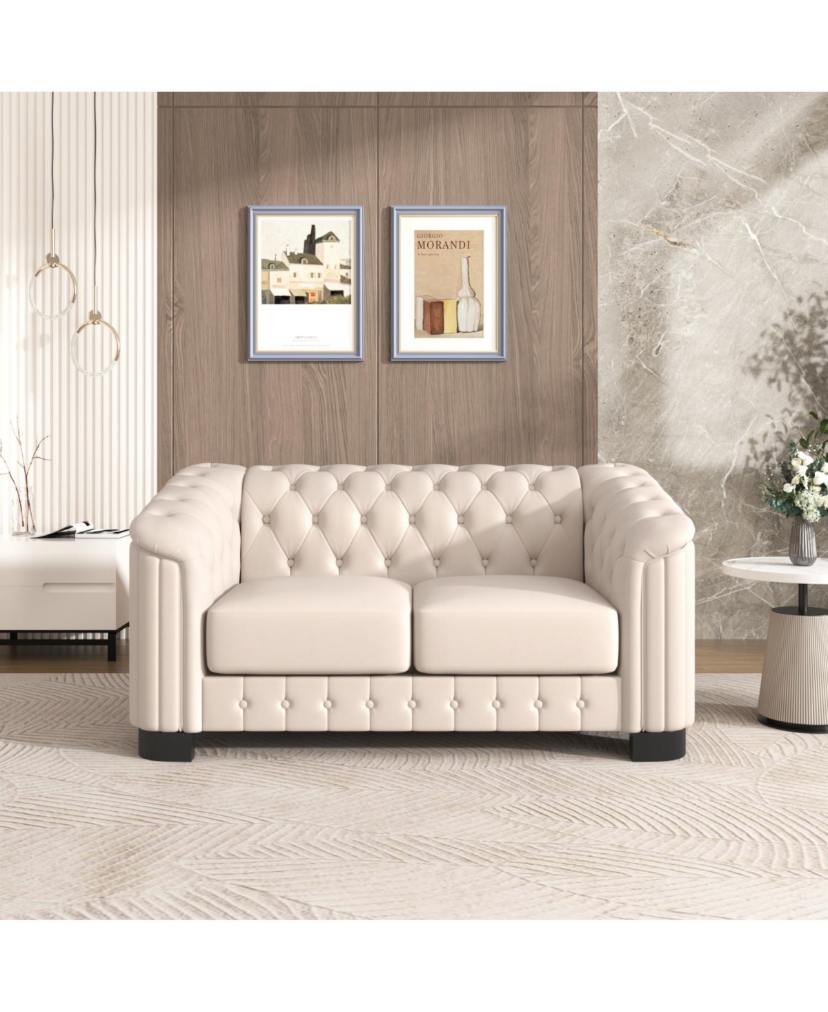 Streamdale Furniture 64.3" Velvet Loveseat Sofa
