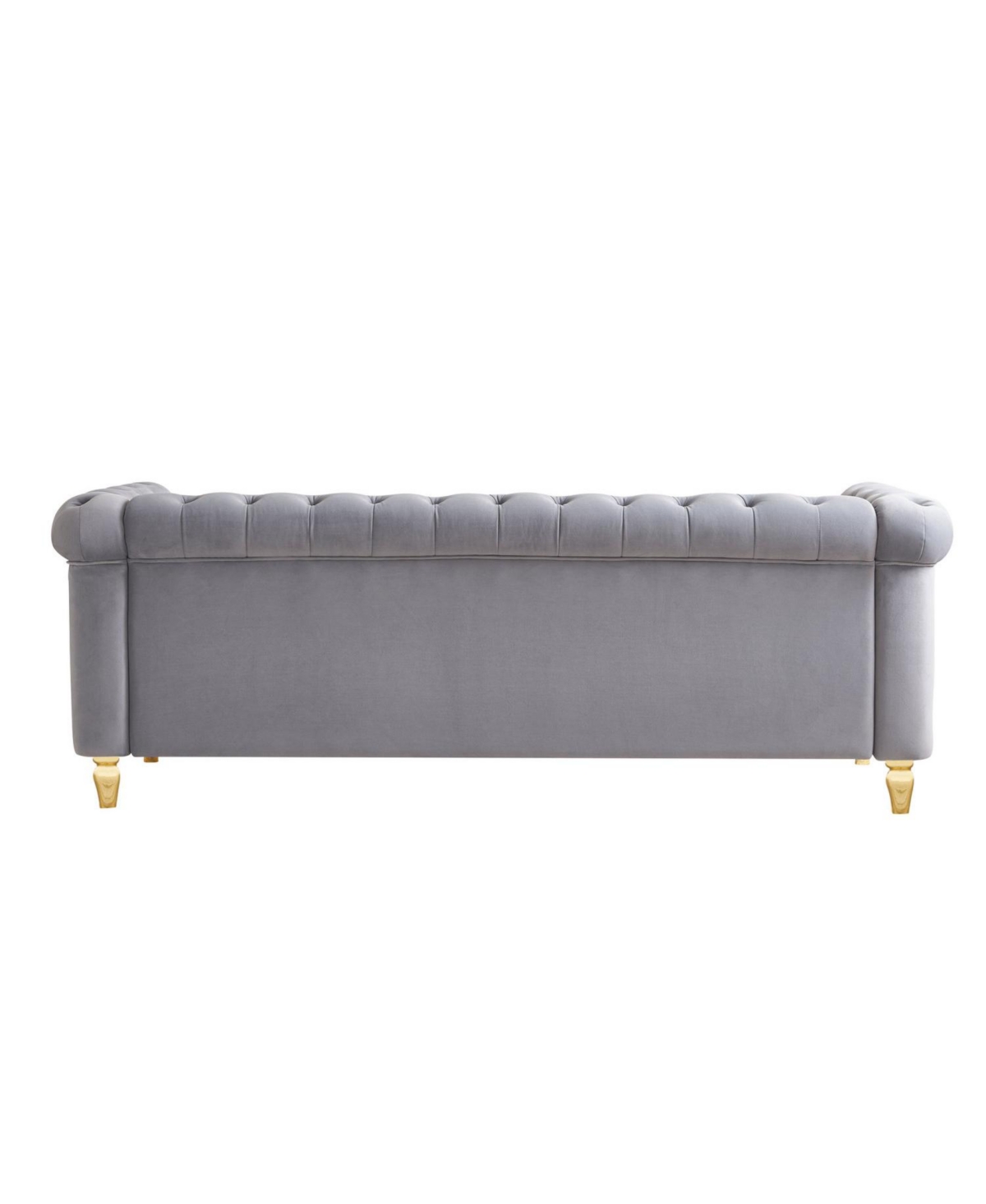 Streamdale Furniture Chesterfield Velvet Sofa 84.65 inch for Living Room