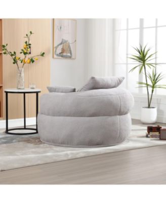 Streamdale Chenille Sleeper Sofa Chair - Modern Fluffy Lounge Seat