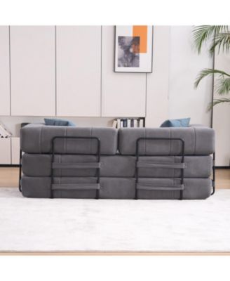 Folding Sofa Bed 78.5" Convertible Couch with Pillows