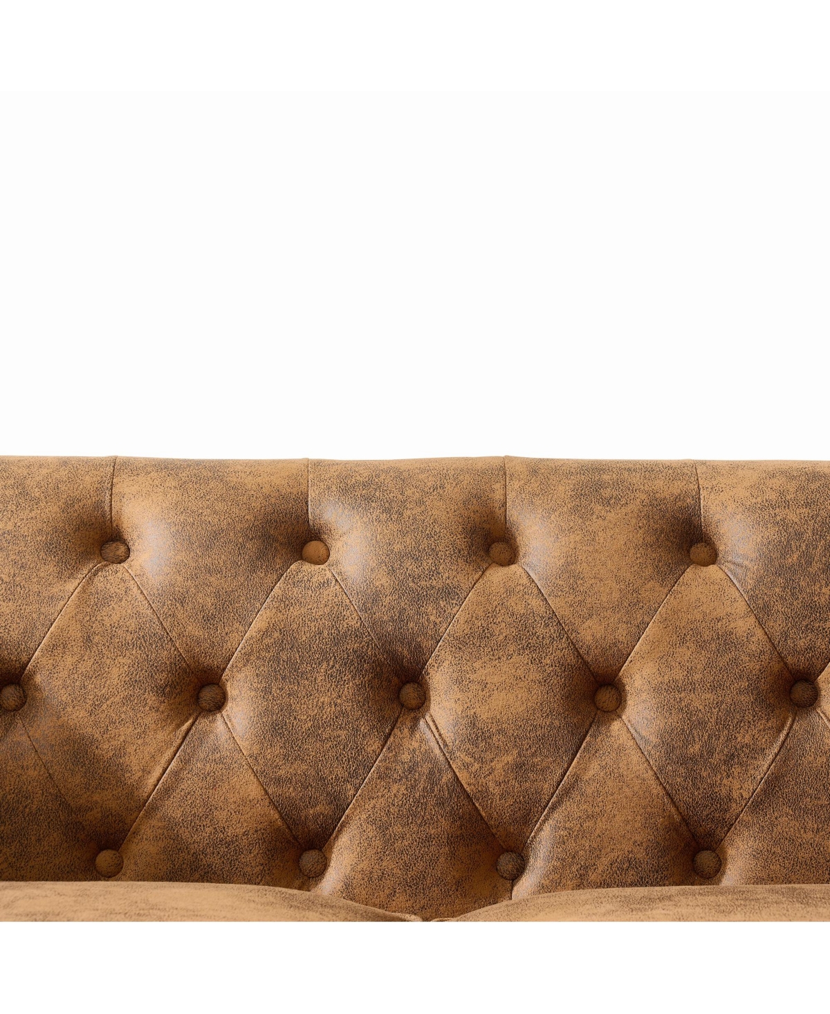 Streamdale Furniture Chesterfield Tech Fabric Sofa Set- 3+2 Seater, Mid-Century Modern