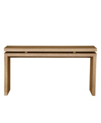 Streamdale 60" Antique Brown Farmhouse Console Table