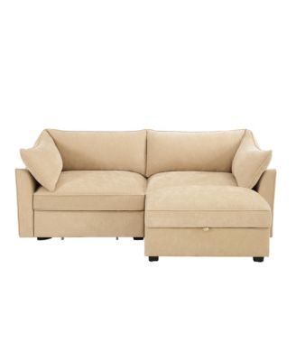  2-Seater Sofa with Storage Footstool