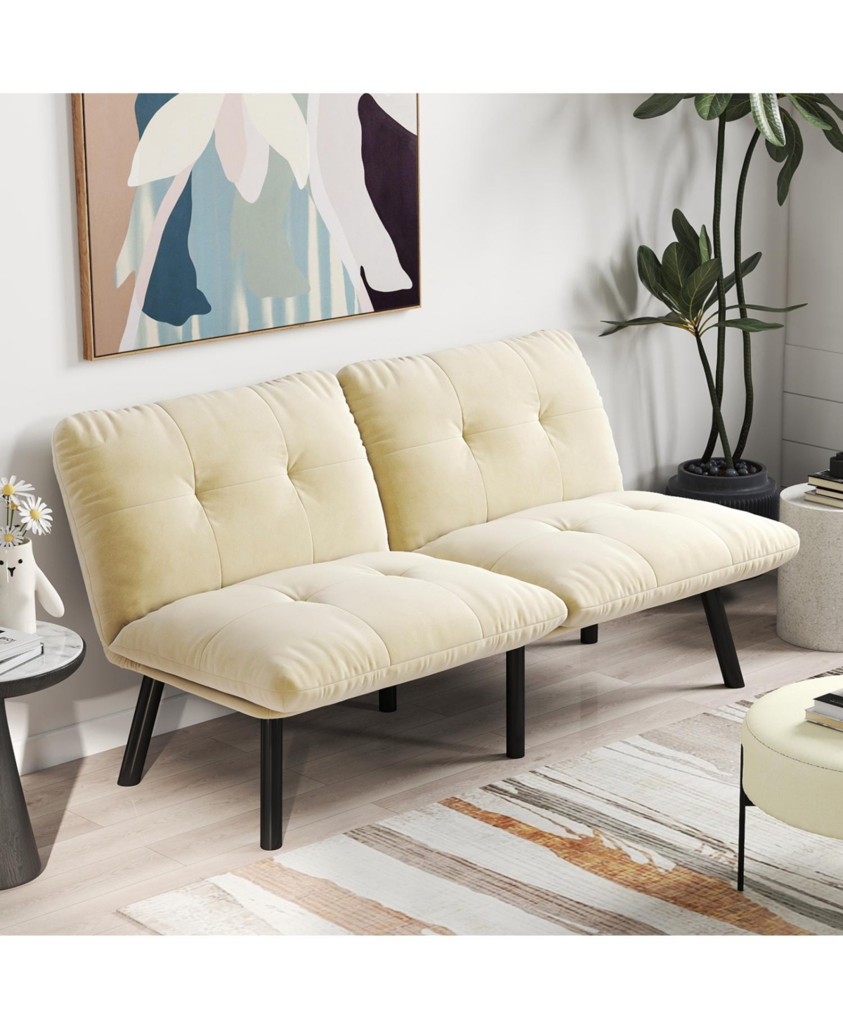 Streamdale Furniture Streamdale Convertible Folding Modern sofa Bed