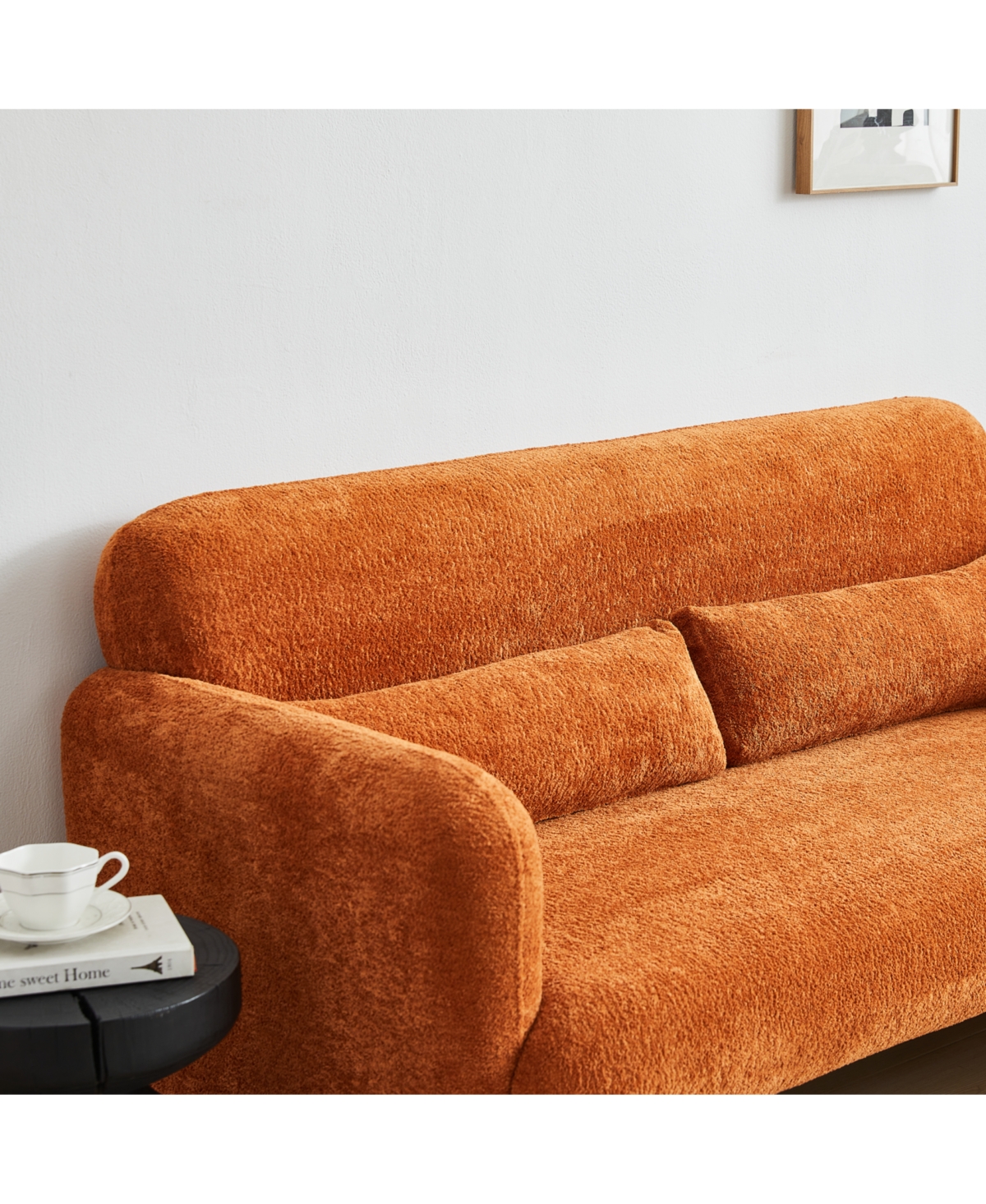 Streamdale Furniture 59" Velvet Sofa Loveseat - Modern Couch for Living Room