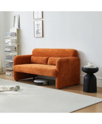 59" Velvet Sofa Loveseat - Modern Couch for Living Room