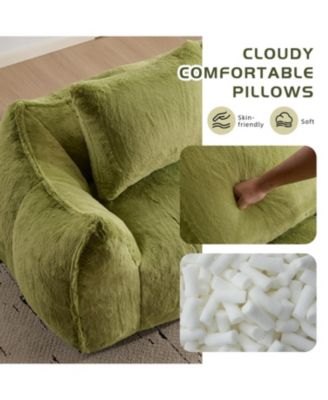 Streamdale Giant Green Bean Bag Couch