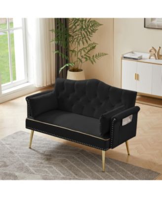 Velvet Loveseat Sofa