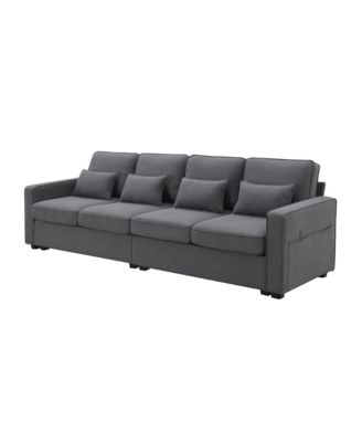 + 4-Seater + Linen + Pockets & Pillows + Sofa