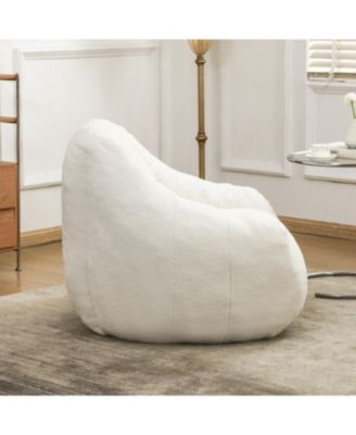 Streamdale Tufted Bean Bag Chair with Memory Foam Filling