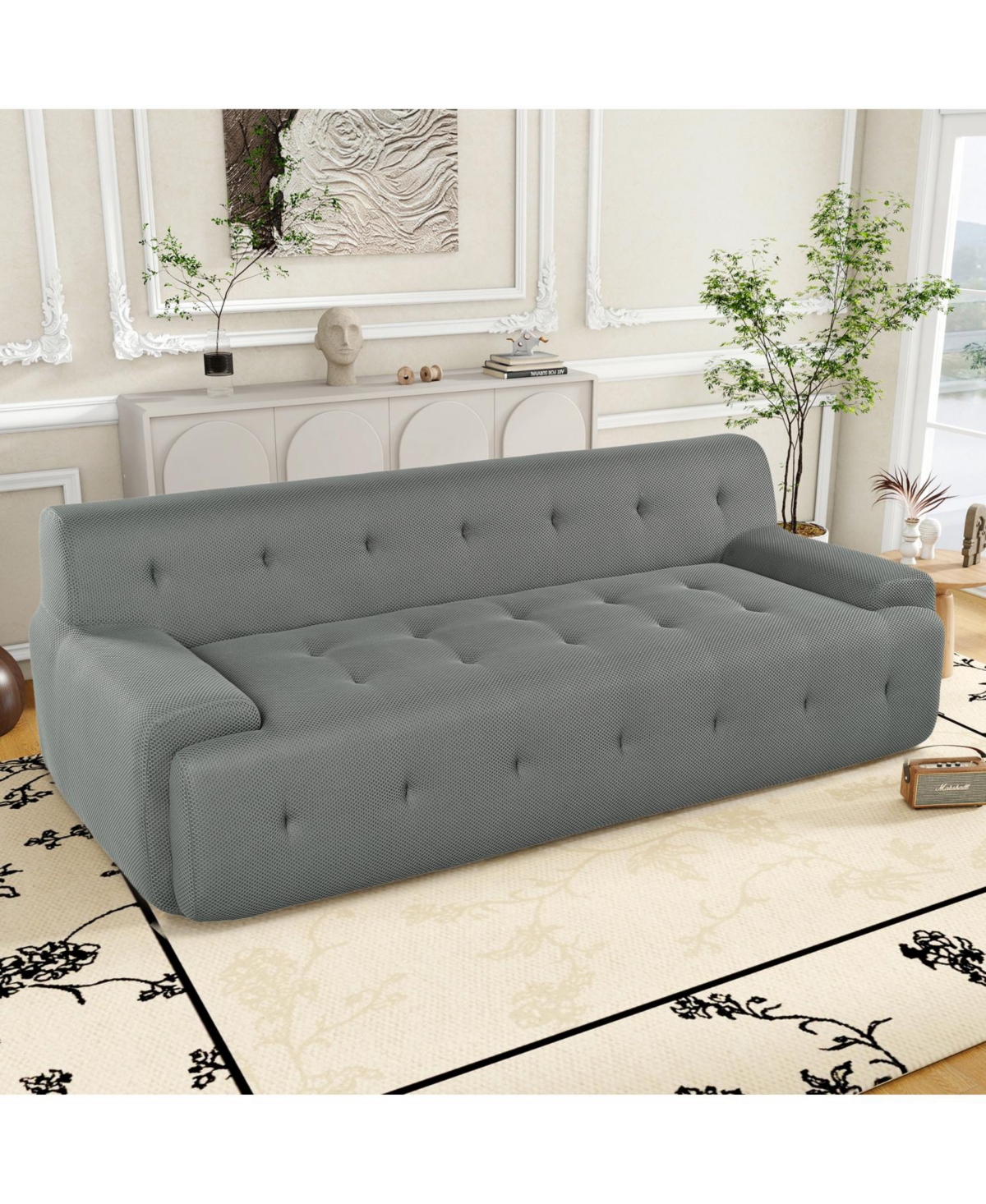 Streamdale Furniture Tufted 3-Seat Sofa