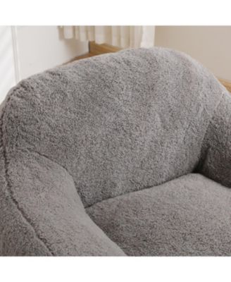 Cozy Bean Bag Chair with Armrests Spacious and Memory Foam Filled