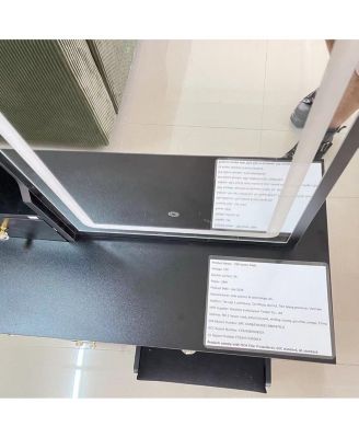 Compact Vanity Table with Touch Control LED Mirror (EPA, GCC, UL Certified