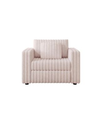 Plush Modular Sofa Single - Light Pink