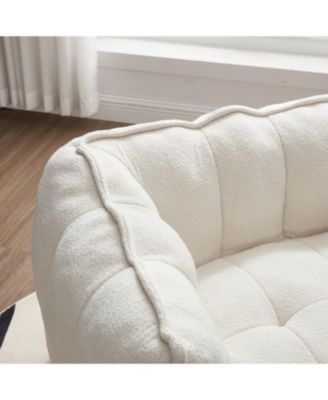 Soft Bean Bag Chair with Footstool