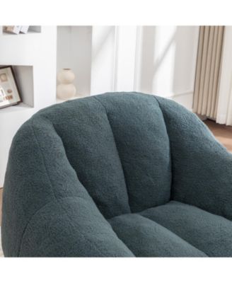 Tufted Bean Bag Chair with Memory Foam