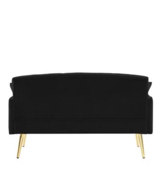 Black 2 Seater Sofa