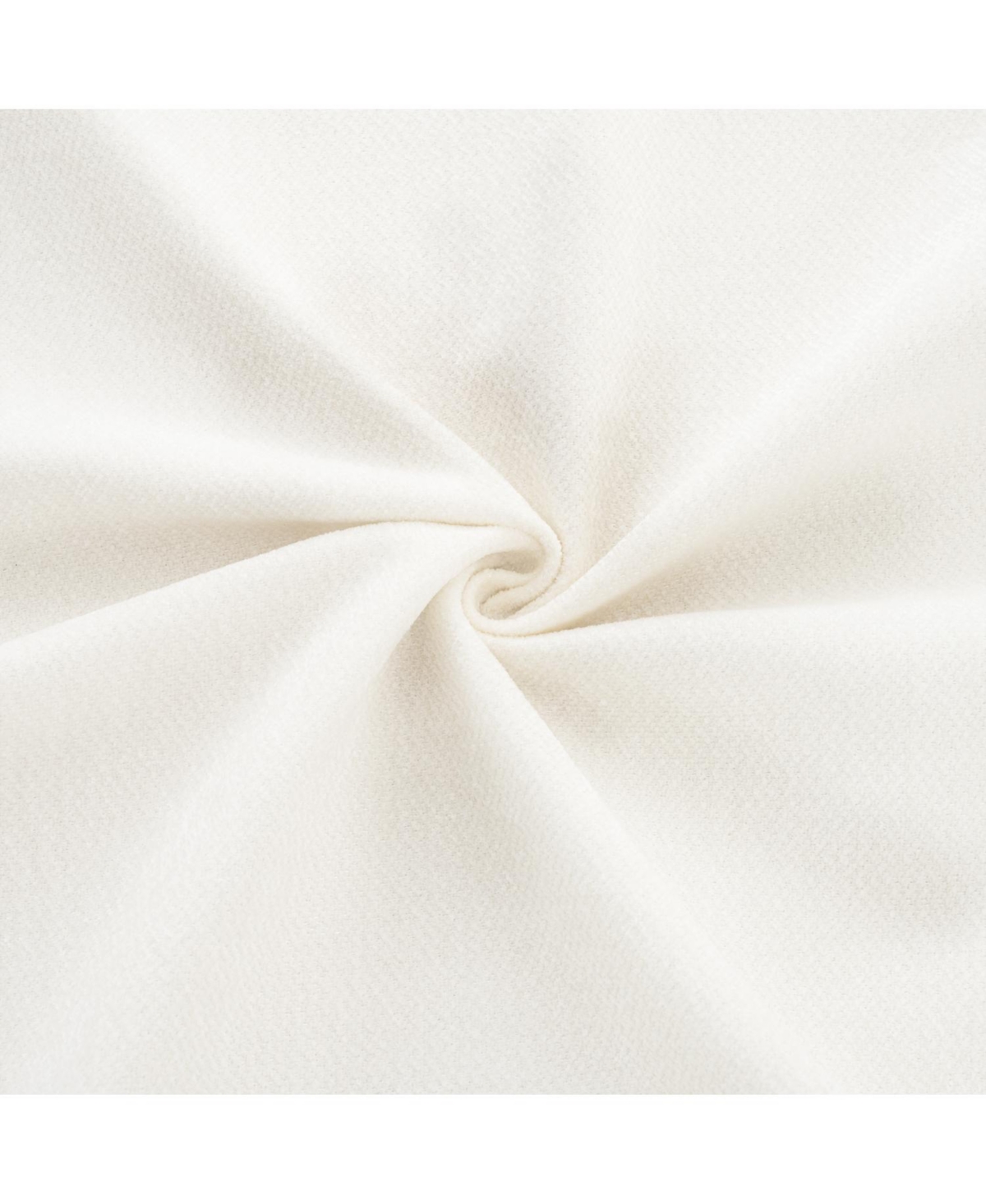 Streamdale Furniture White Chenille 2-Seater Sofa with Storage Ottomans