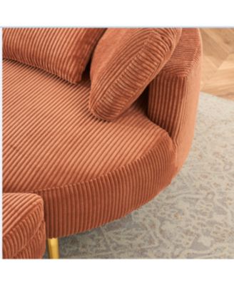 Comfortable seating suitable for small apartment bedroom space