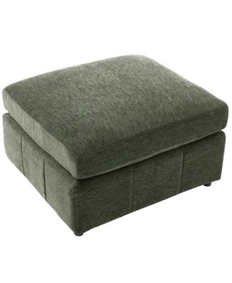 Modern Sectional Sofa U-shaped Couch with Ottoman, USB & Phone Holder - Green