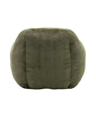  Comfy Green Faux Fur Bean Bag Chair Sofa