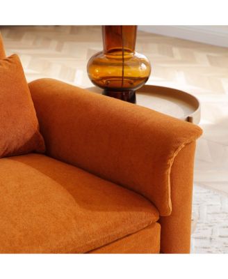 Streamdale 55" Velvet Pull Out Sofa Bed with USB Ports & Pockets