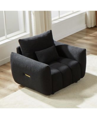 36.8" Teddy Fabric Sofa - Modern Lounge Chair