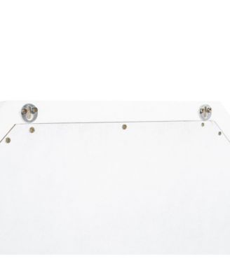 Retro Makeup Desk with Mirror & 3 Drawers