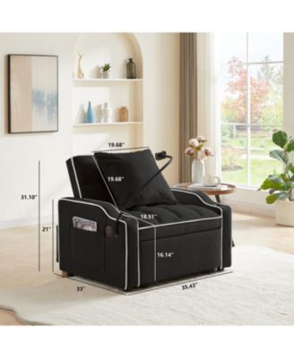 3-in-1 Convertible Sofa Bed Sleeper Chair