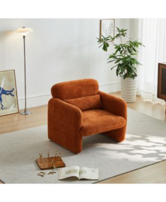  34" Velvet Sofa - Modern Single Couch for Small Spaces