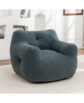Bean Bag Sofa Chair with Armrests, High-Density Foam, Comfy for Living Room/Bedroom